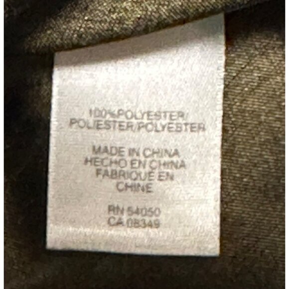 Women's Kasper Brand Metallic Gold Button-Down Blouse 100% Polyester Size PS - Picture 11 of 16